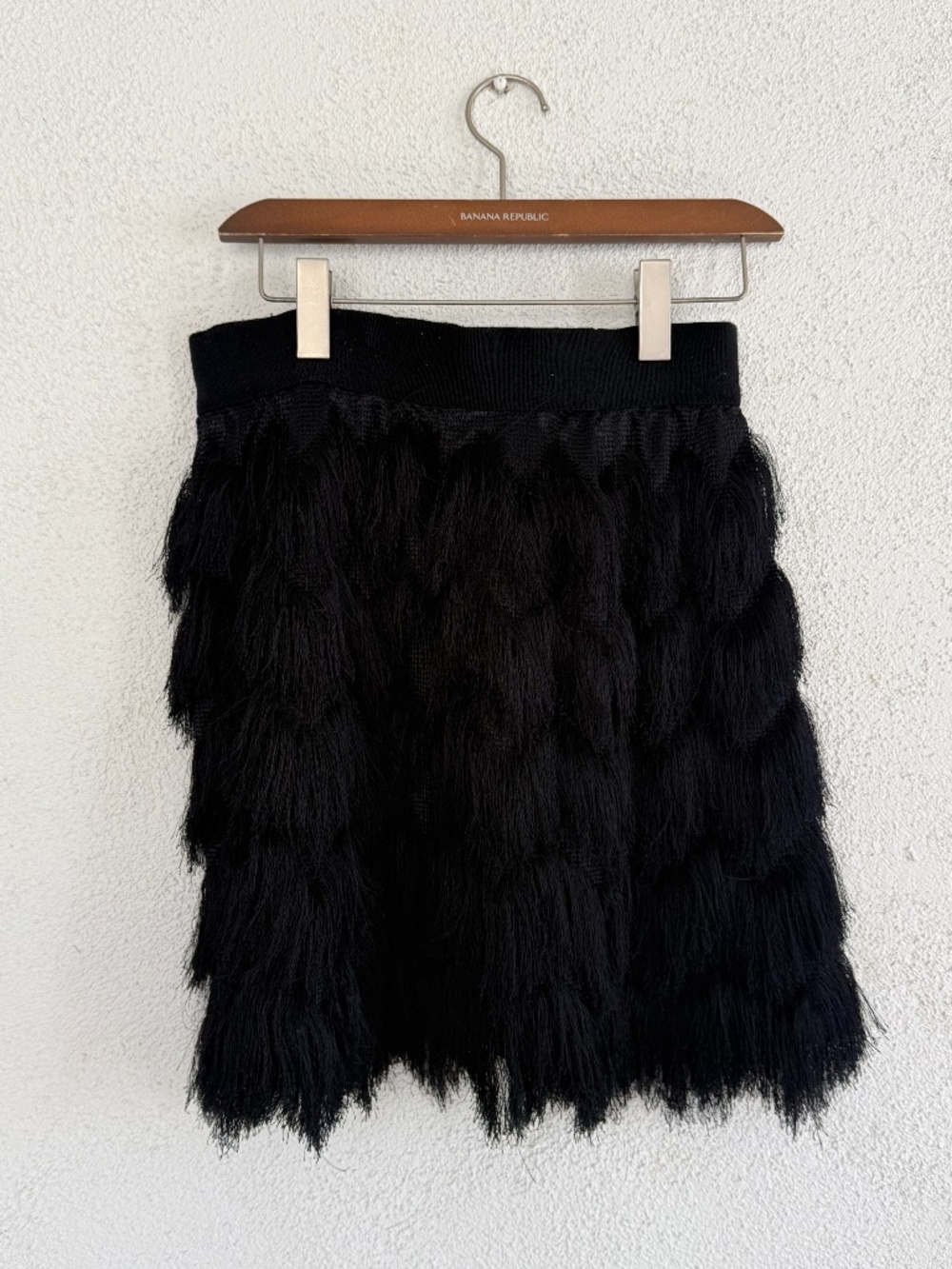 Faux Ostrich / Yak skirt